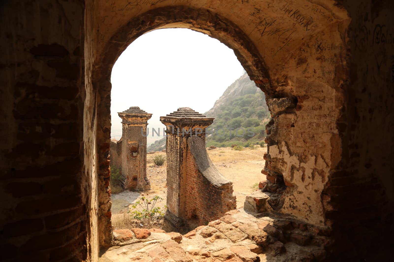 Heritage Fort wall by rajastills