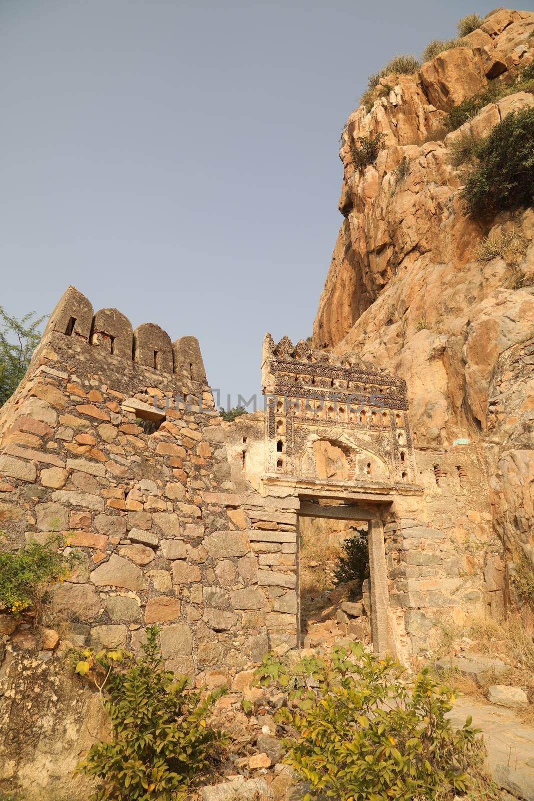 Heritage Fort wall by rajastills