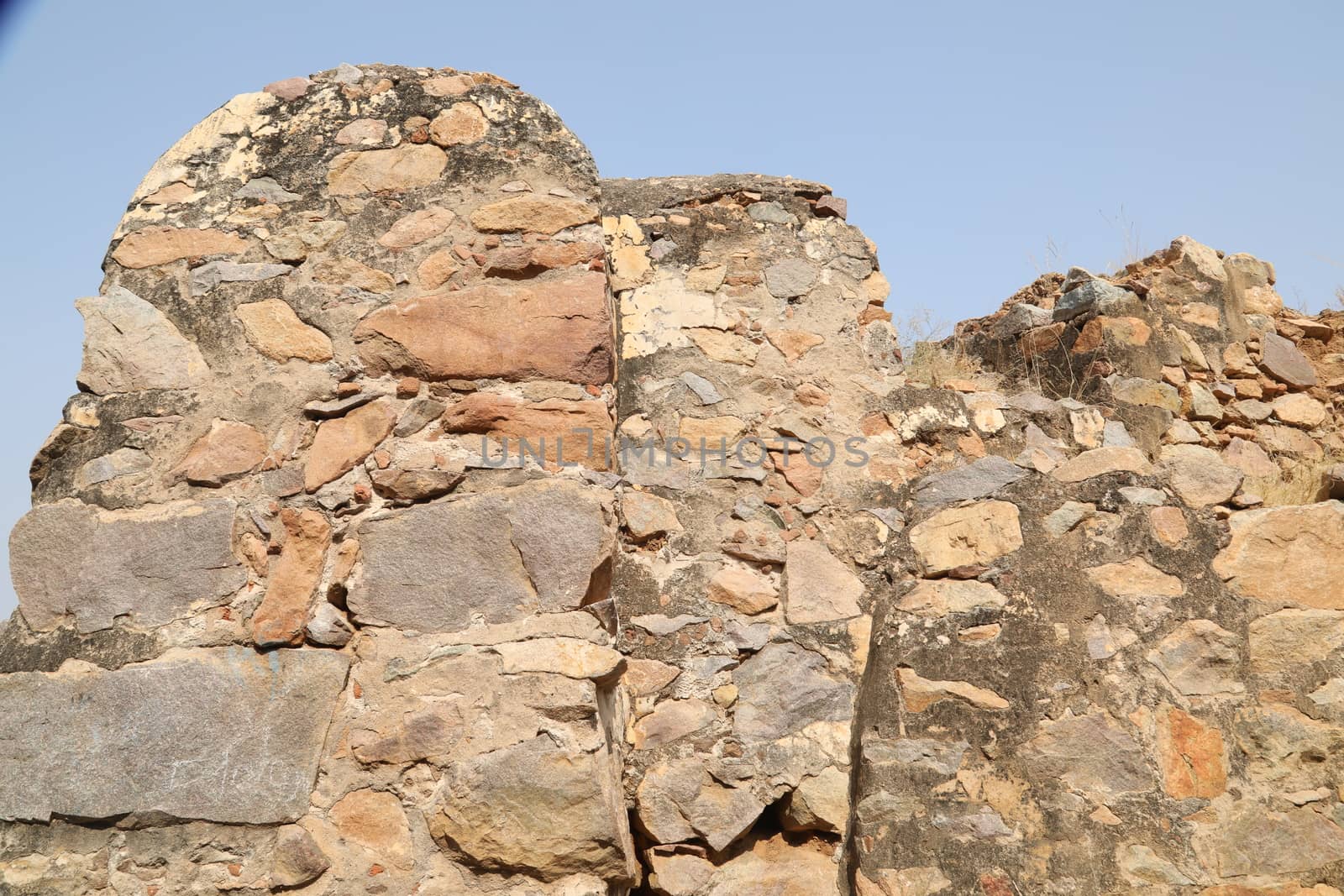 Heritage Fort wall by rajastills