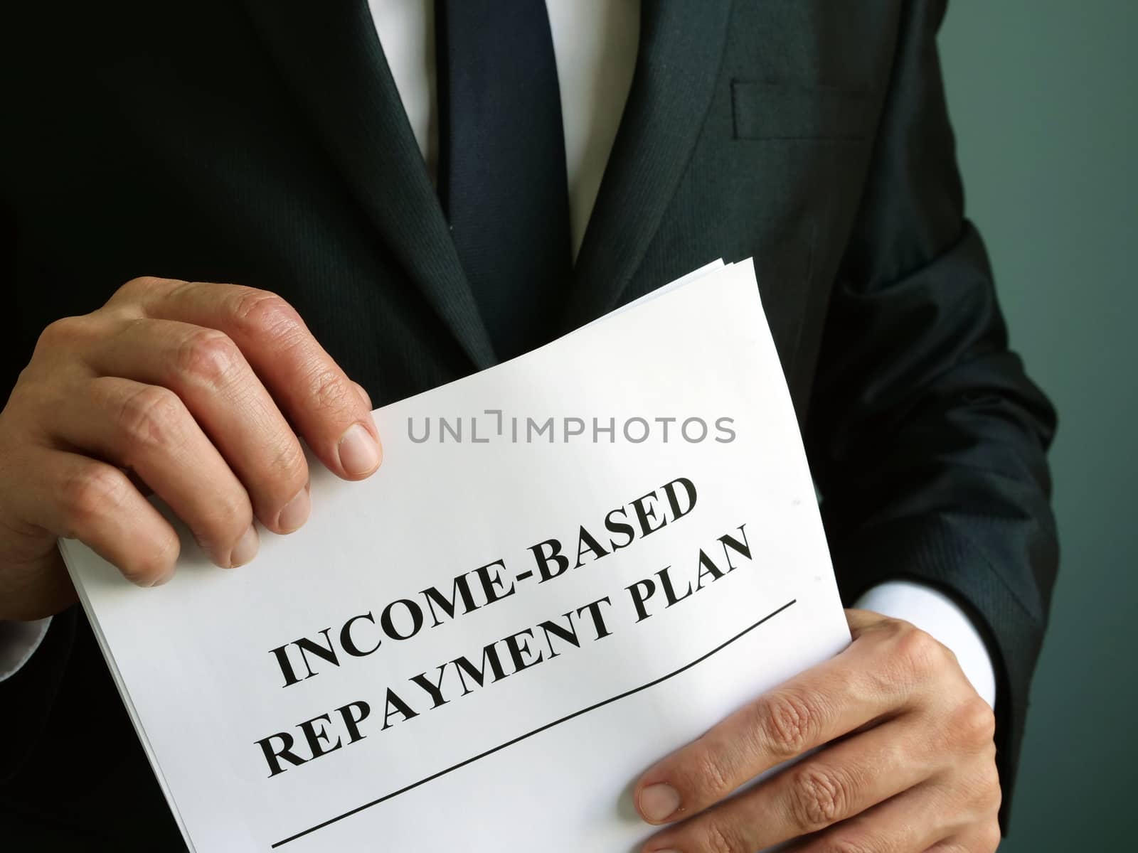 Income-based repayment plan ibr in the hands.