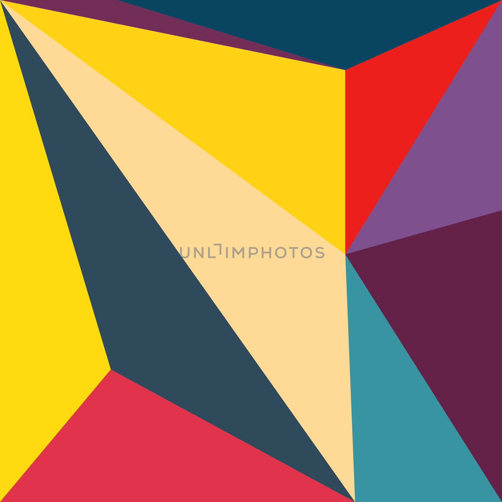 Background with decorative geometric and abstract elements. Vector illustration.