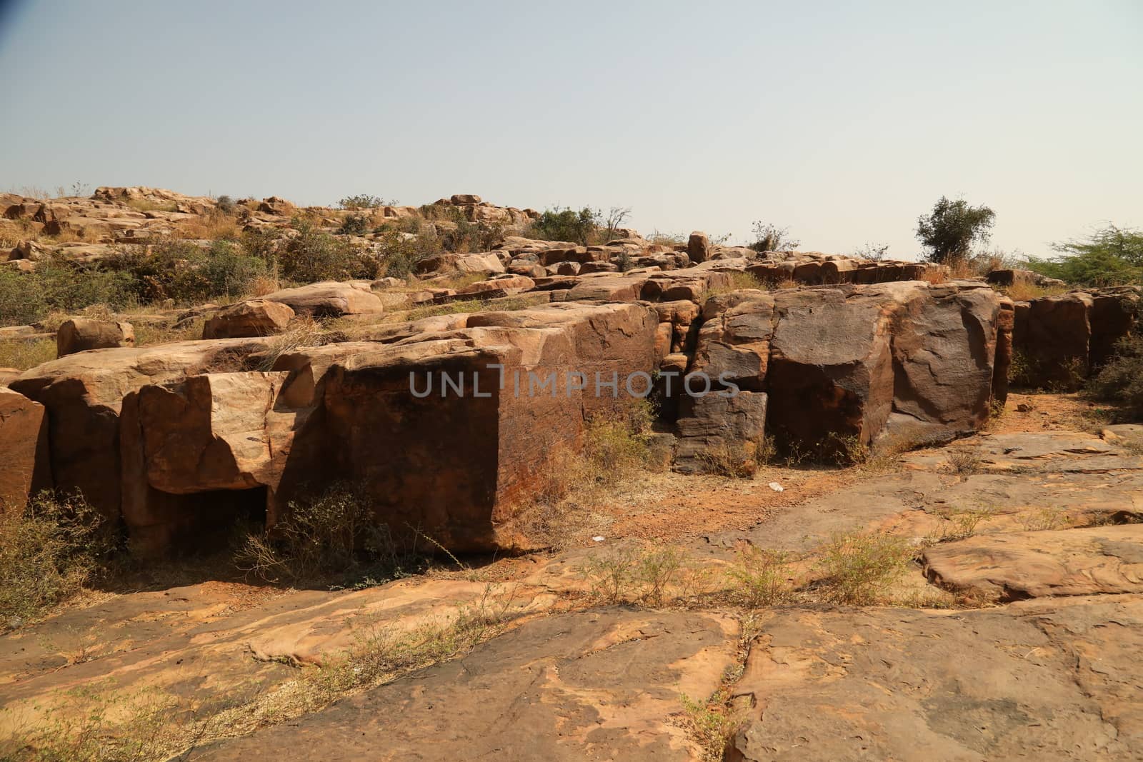Rock Hill Texture at rural area