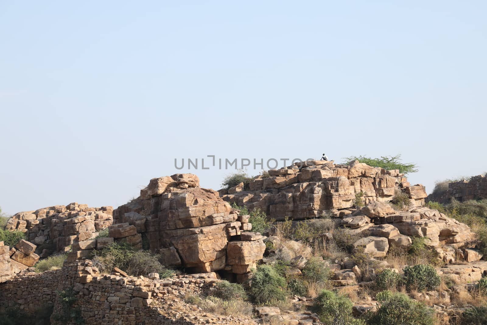 Rock Hill Texture at rural area