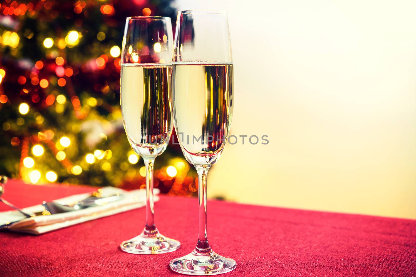 Christmas - New Year's Champagne by wdnet_studio