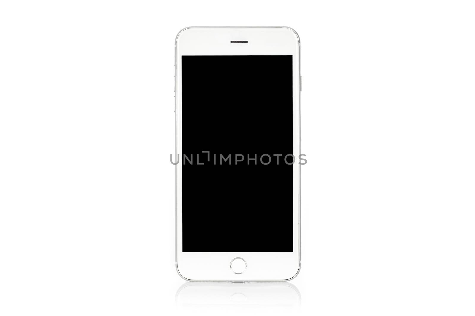 Modern white smartphone by wdnet_studio