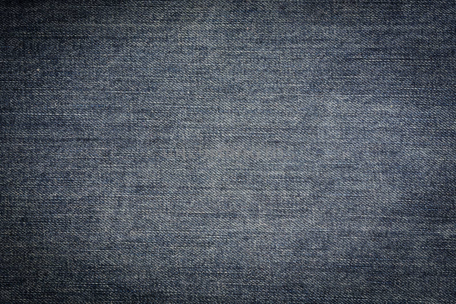 Textured vintage background - dirty blue jeans textile in close-up (high details)