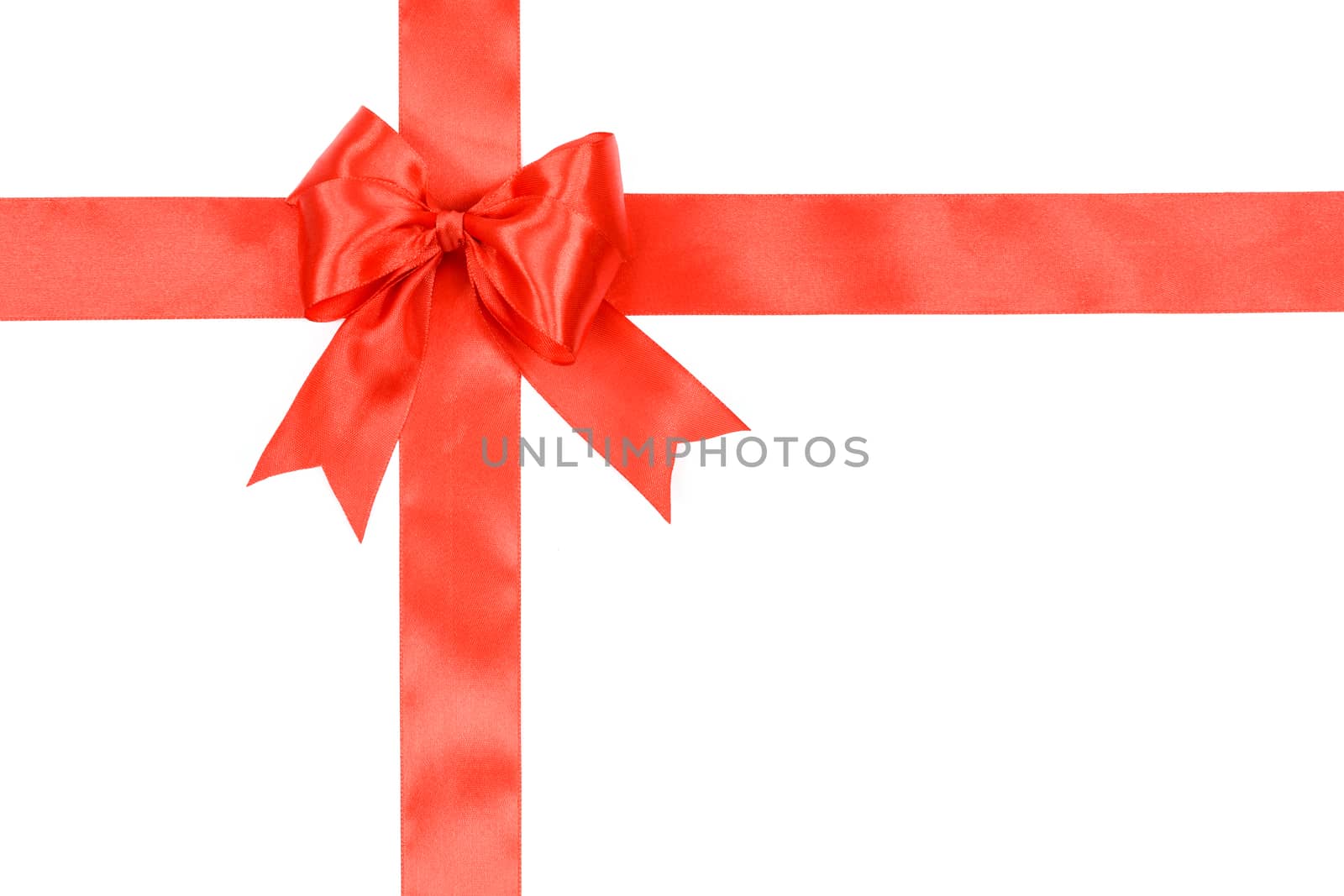 Red ribbon gift card by wdnet_studio