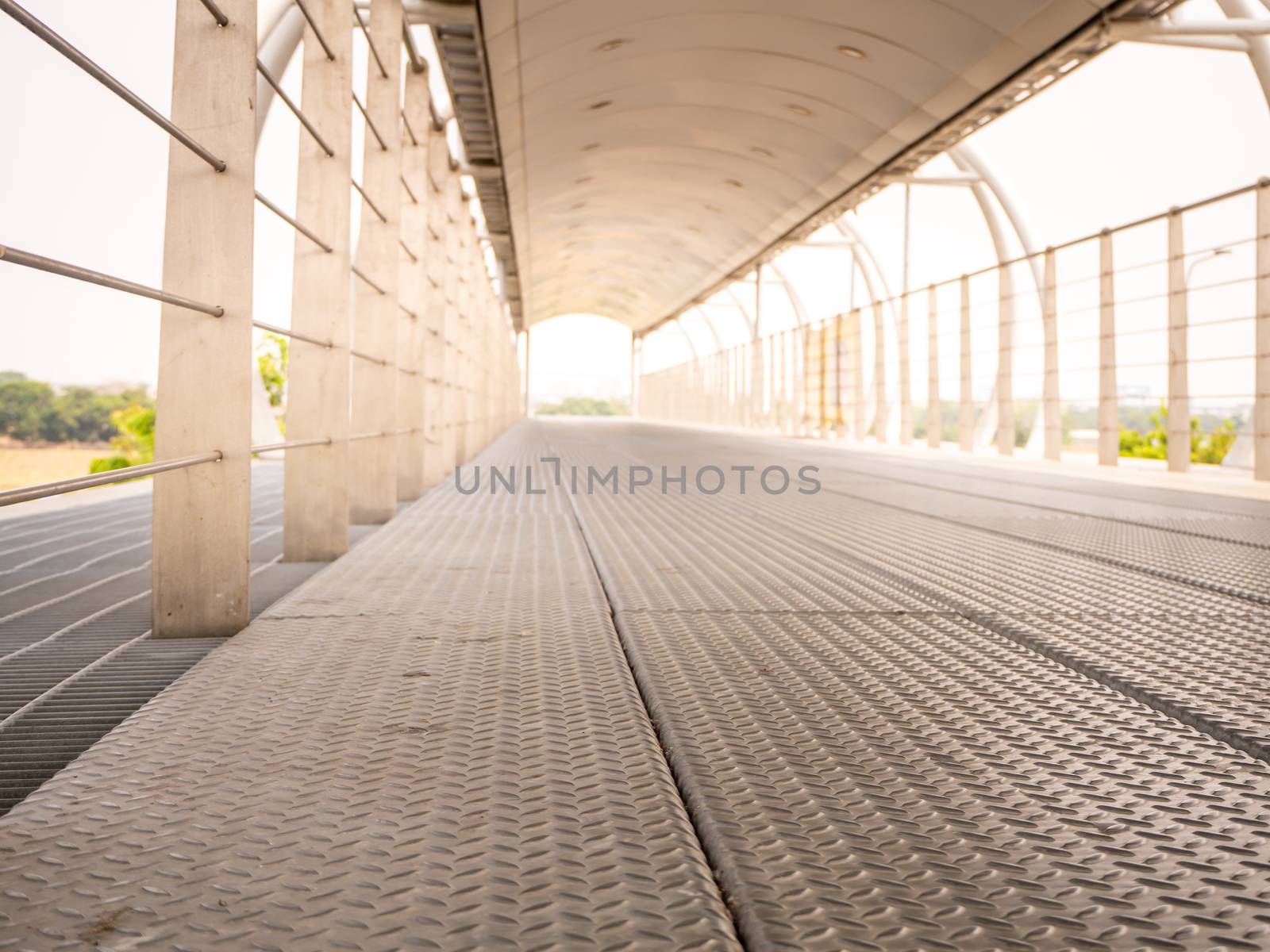 Street Bridge. Its a modern pedestrian bridge