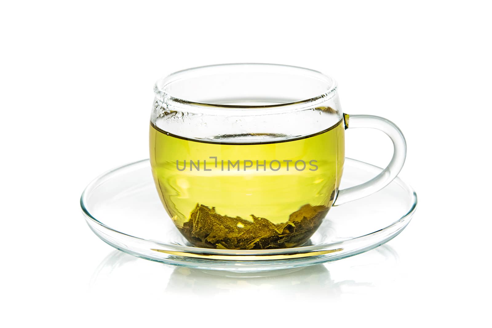 Cup of green tea by wdnet_studio