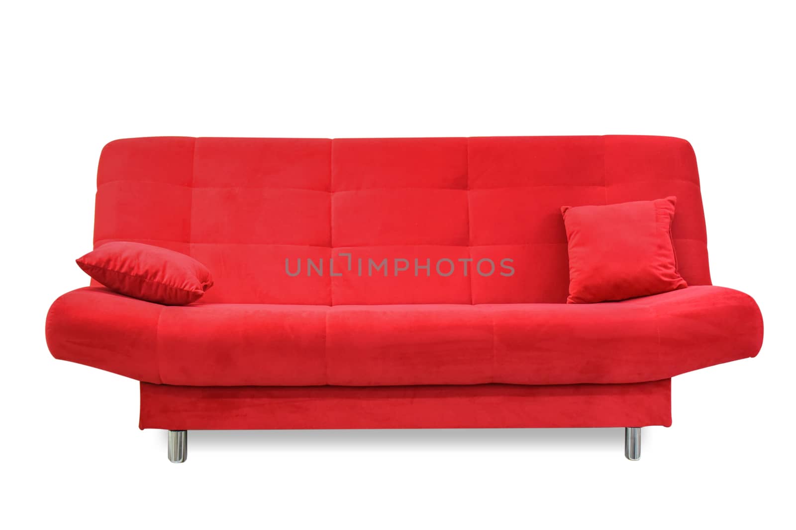 Comfortable red sofa by wdnet_studio