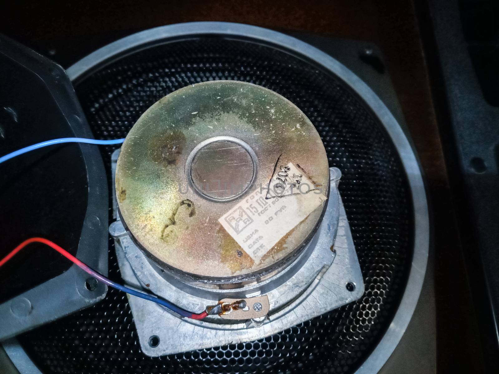Medium-frequency speakers 20gds-3. Soviet vintage acoustics, elements of a music column.