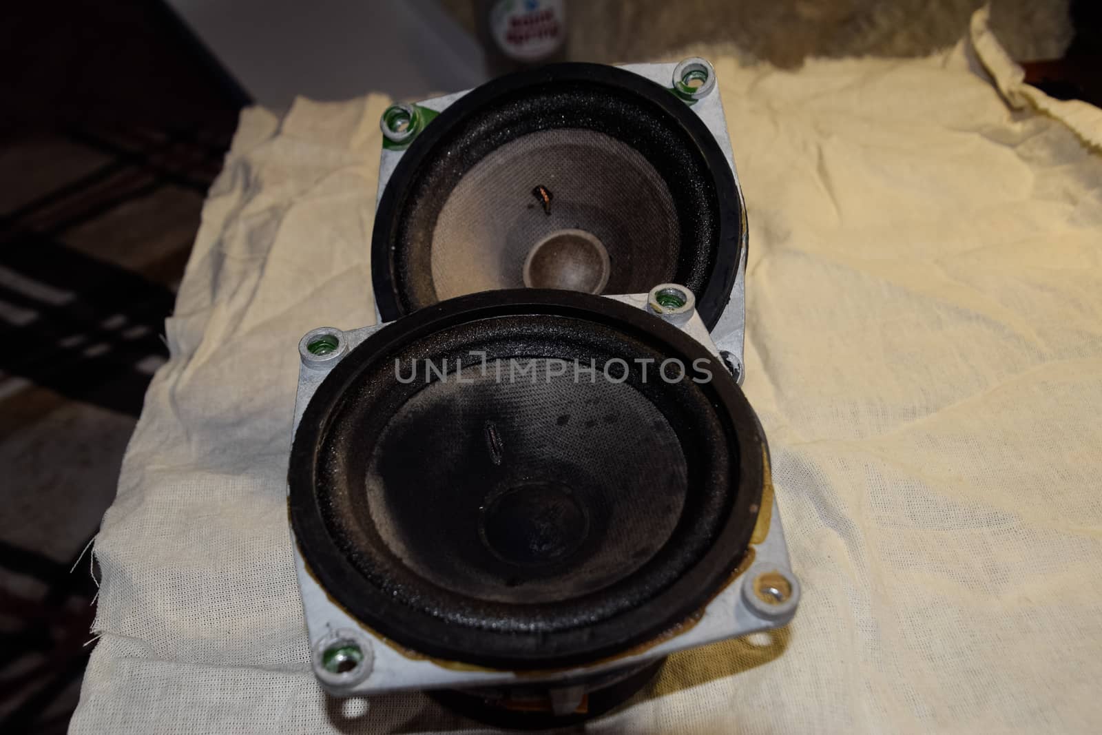 Medium-frequency speakers 20gds-3. Soviet vintage acoustics, elements of a music column.