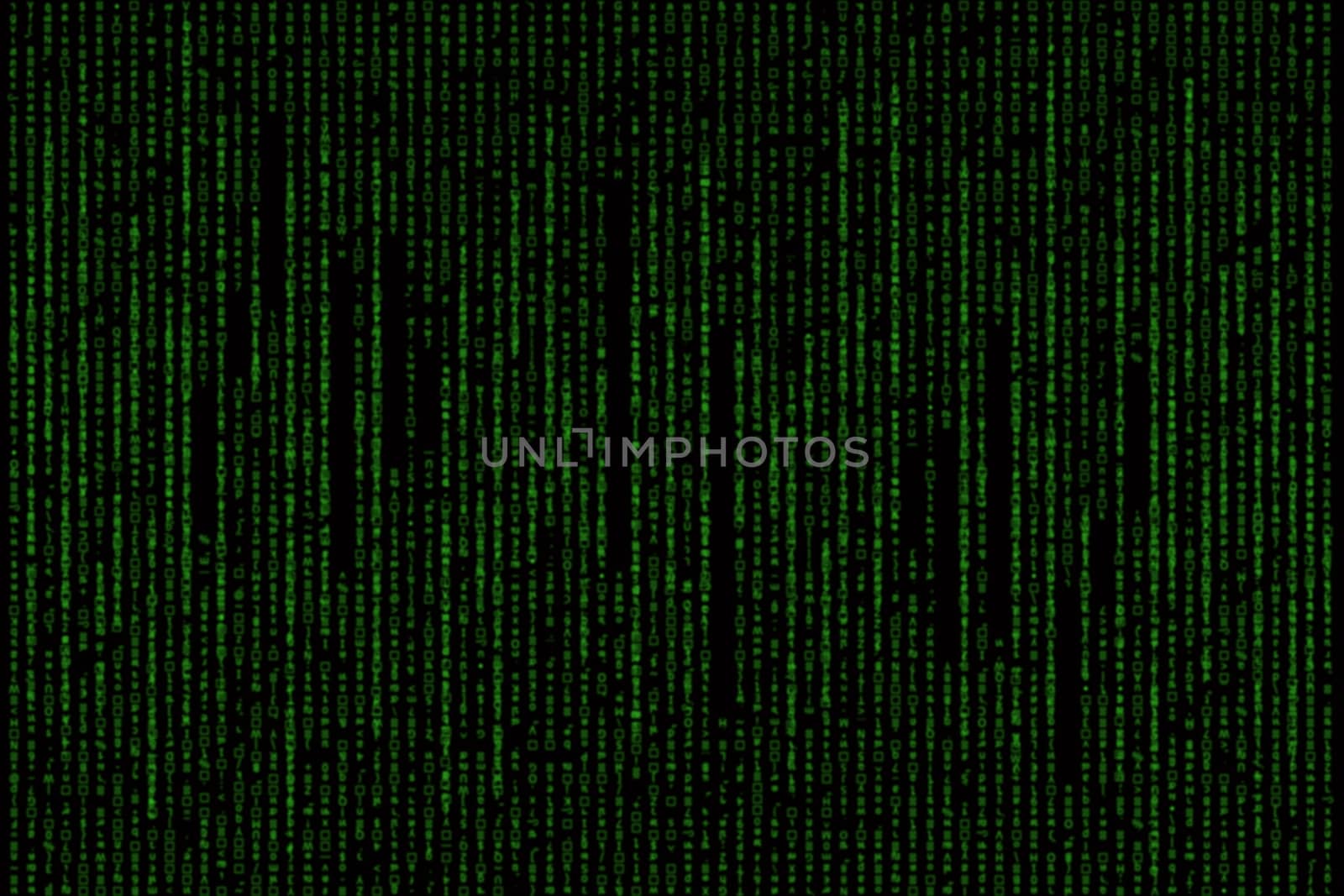 green matrix background computer generated