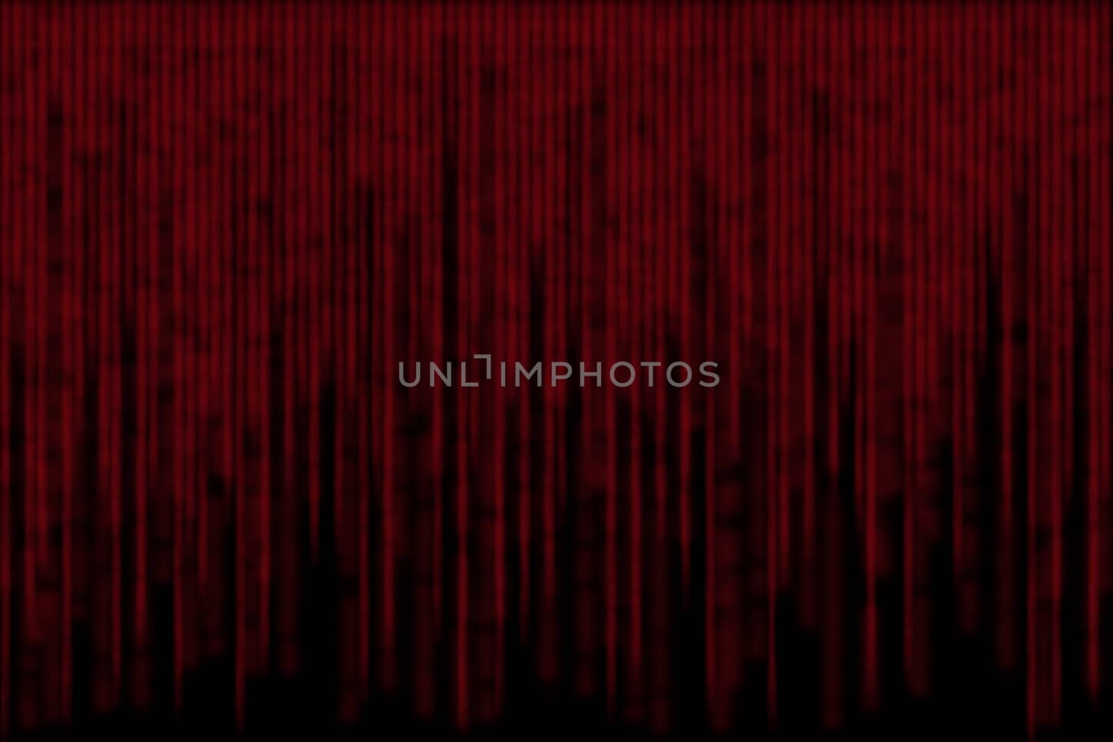 red matrix background, with motion blur, isolated on black background