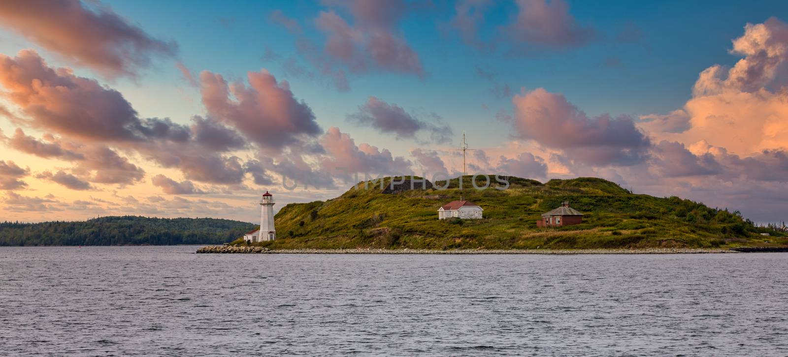 Lighthouse on Island in Halifax by dbvirago