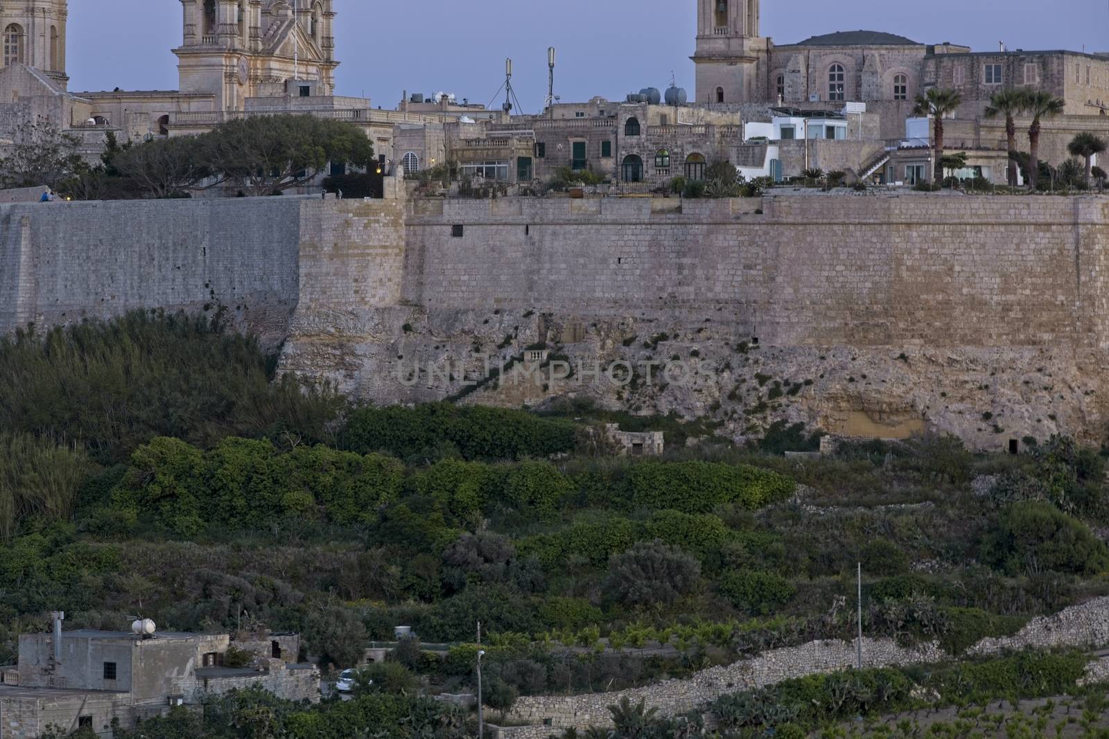 Mysterious blocked tunnels and doors leading into the depths of the medieval city of Mdina