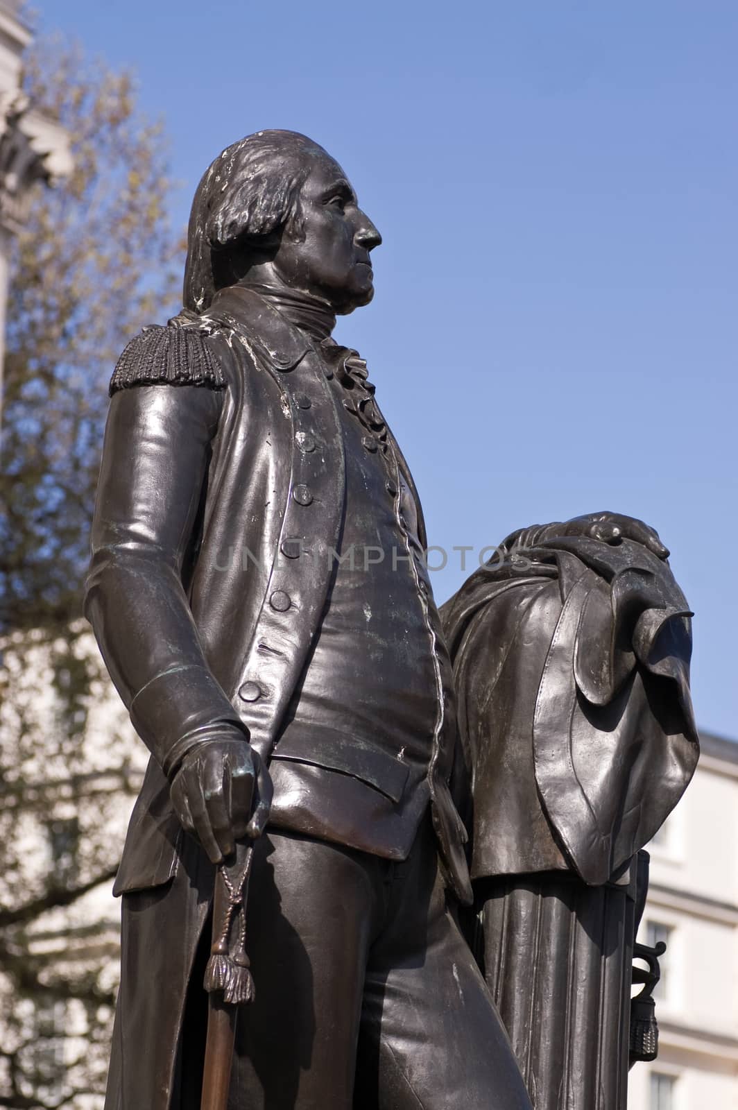 George Washington Statue, London by BasPhoto