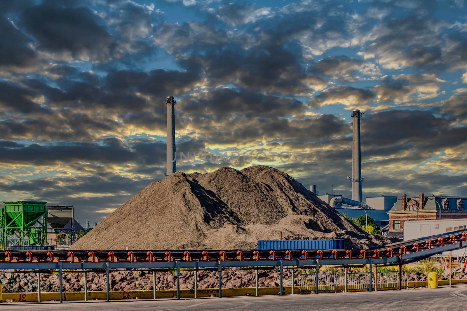 Coal Mining Operation on Coast of Prince Edward Island