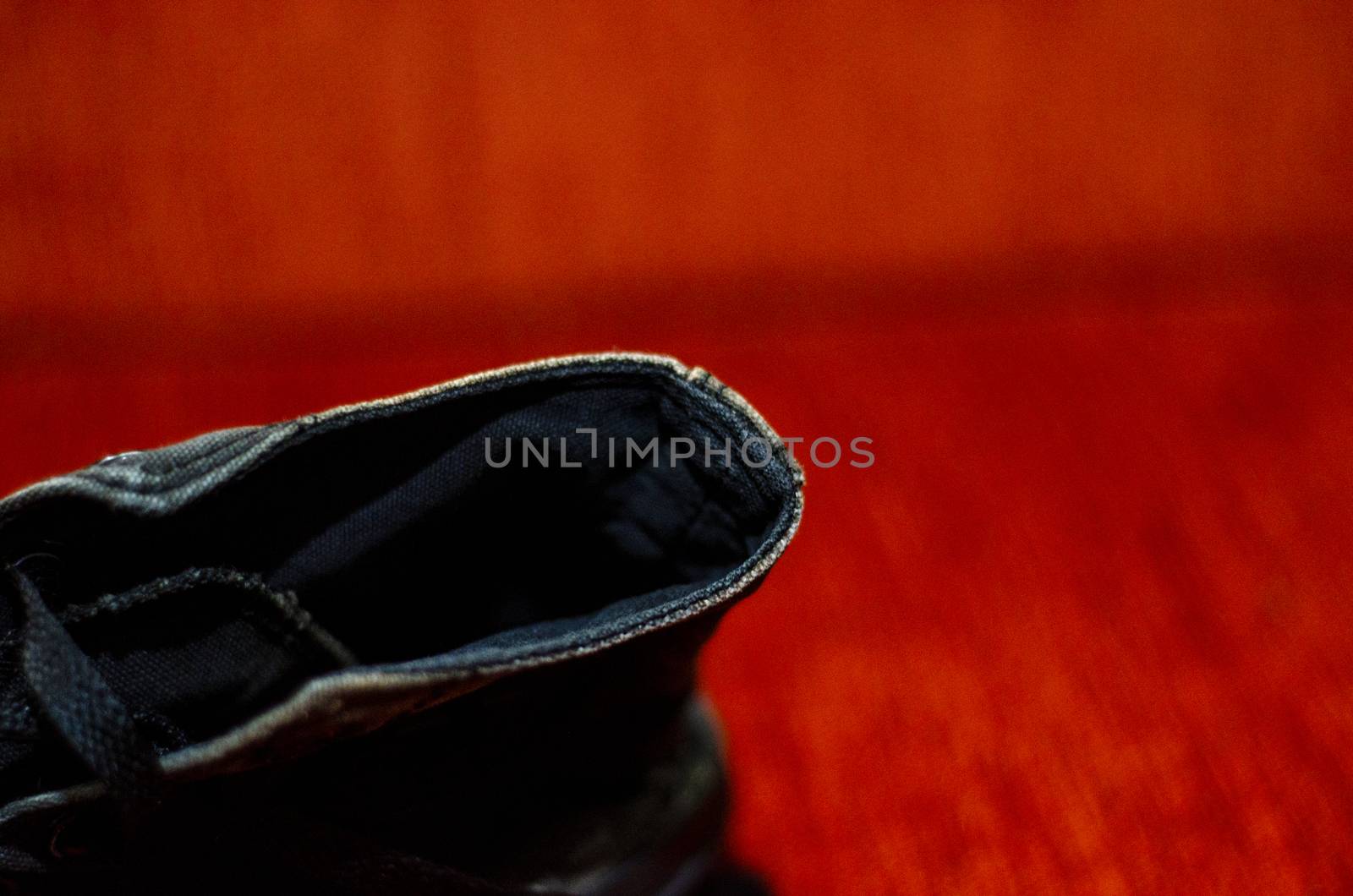 Ragged Black Stylish Shoes, Vintage Black Stylish Shoes by Hasilyus