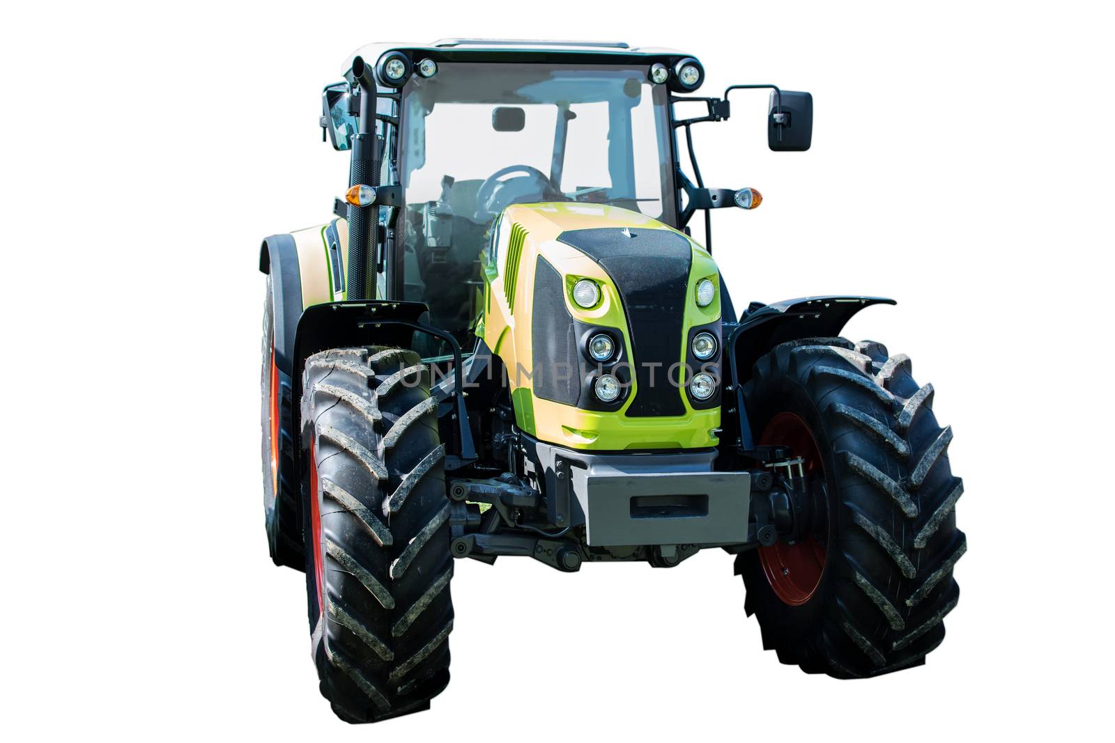 Modern agricultural tractor by wdnet_studio