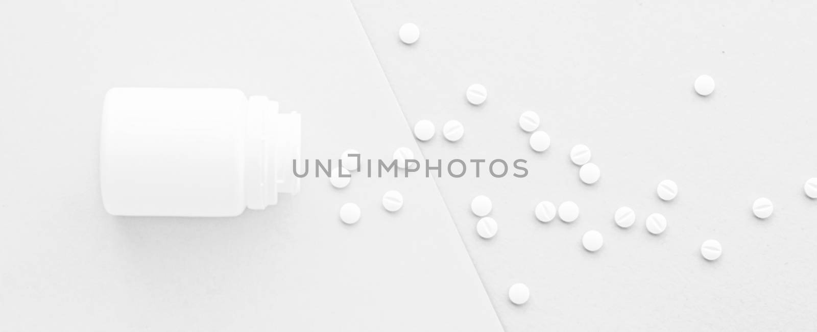 Medical pills and drugs, medicine for health care and therapy by Anneleven