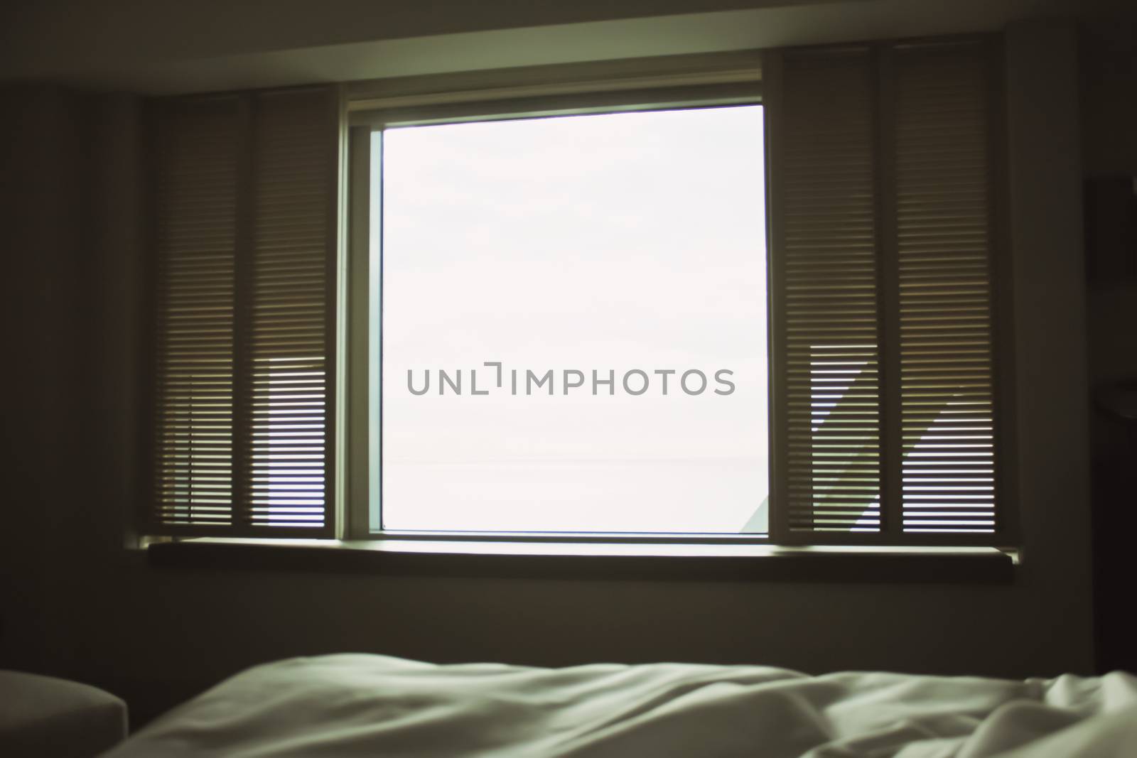 Luxury hotel room interior, summer holiday