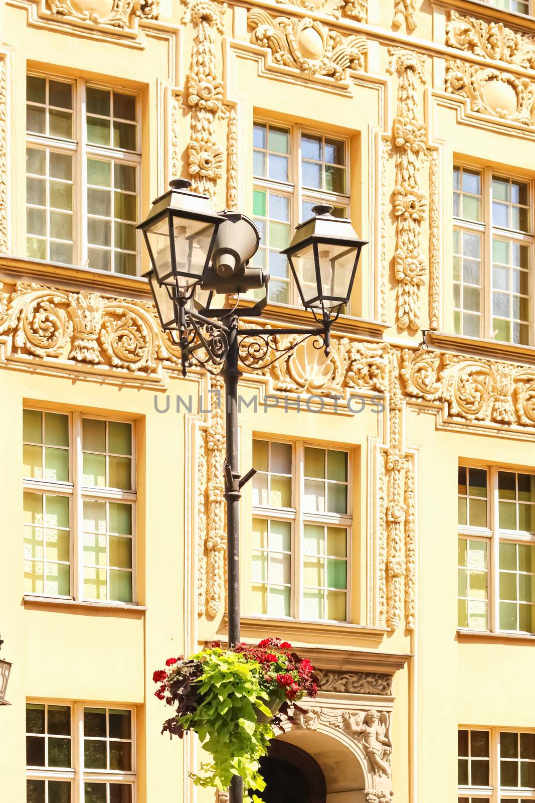 Historical buildings in the Old Town in Torun, Poland by Anneleven