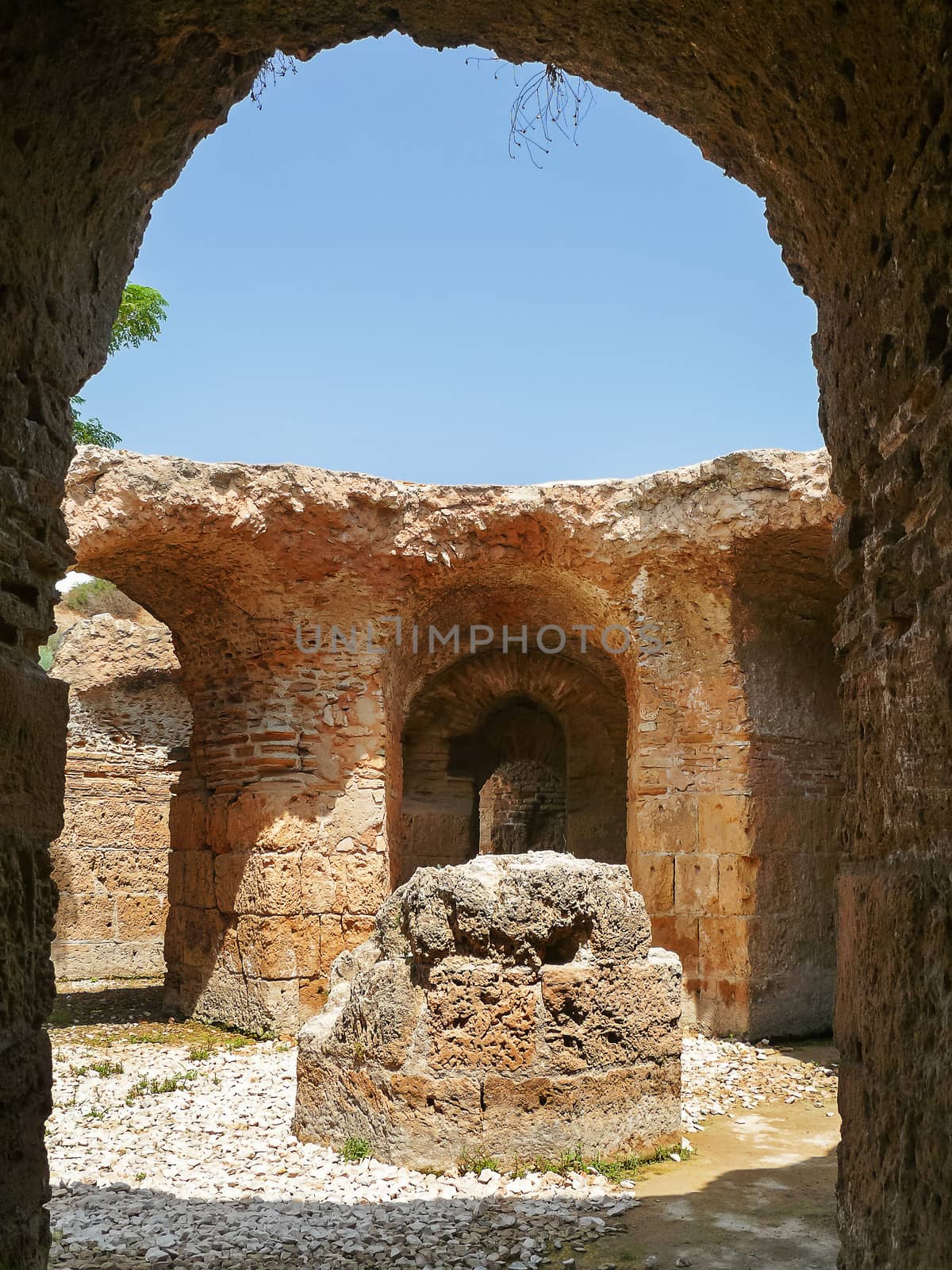 Carthago (Carthage), ruins of capital city of the ancient Carthaginian civilization. UNESCO World Heritage Site. Tunis, Tunisia.