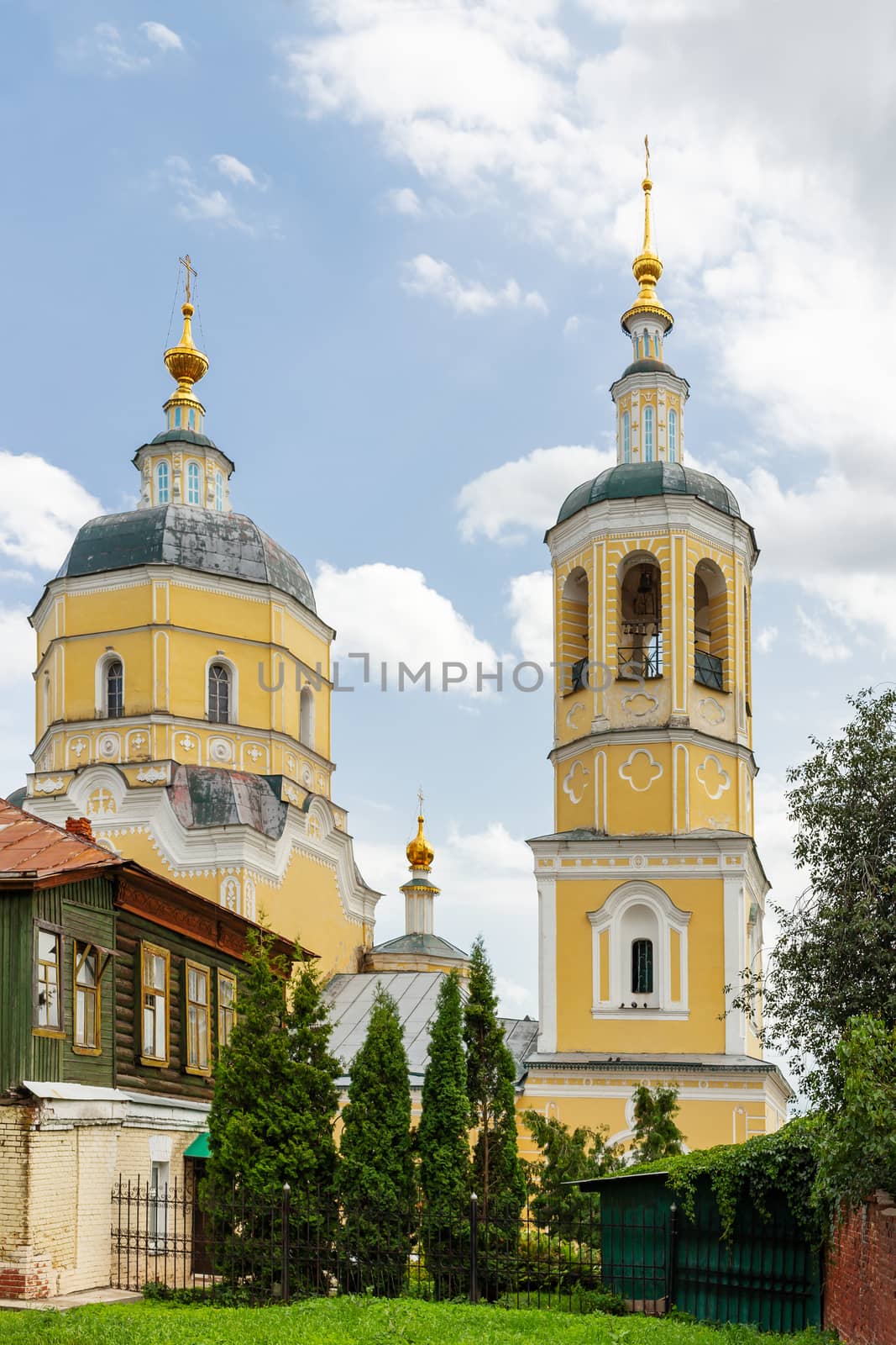 Church Of Elijah The Prophet, medieval orthodox church in Serpukhov, Moscow region, Russia.
