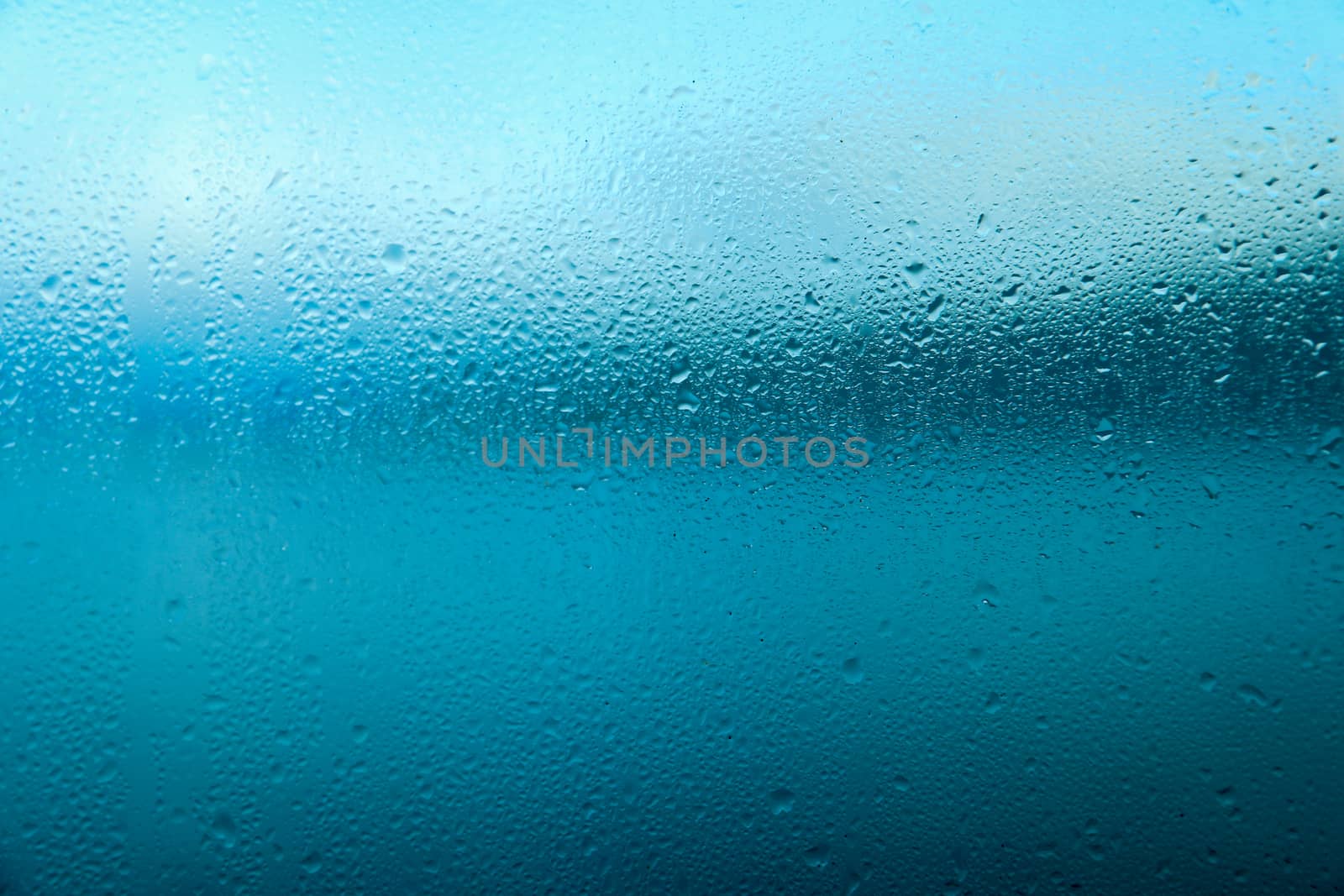 Realistic Image Raindrops on Window Glass