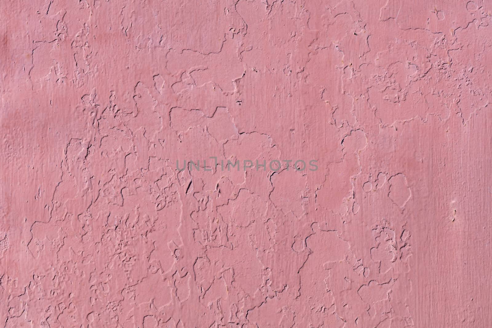 Texture and background of the old wall, which is painted with red paint. by Sergii