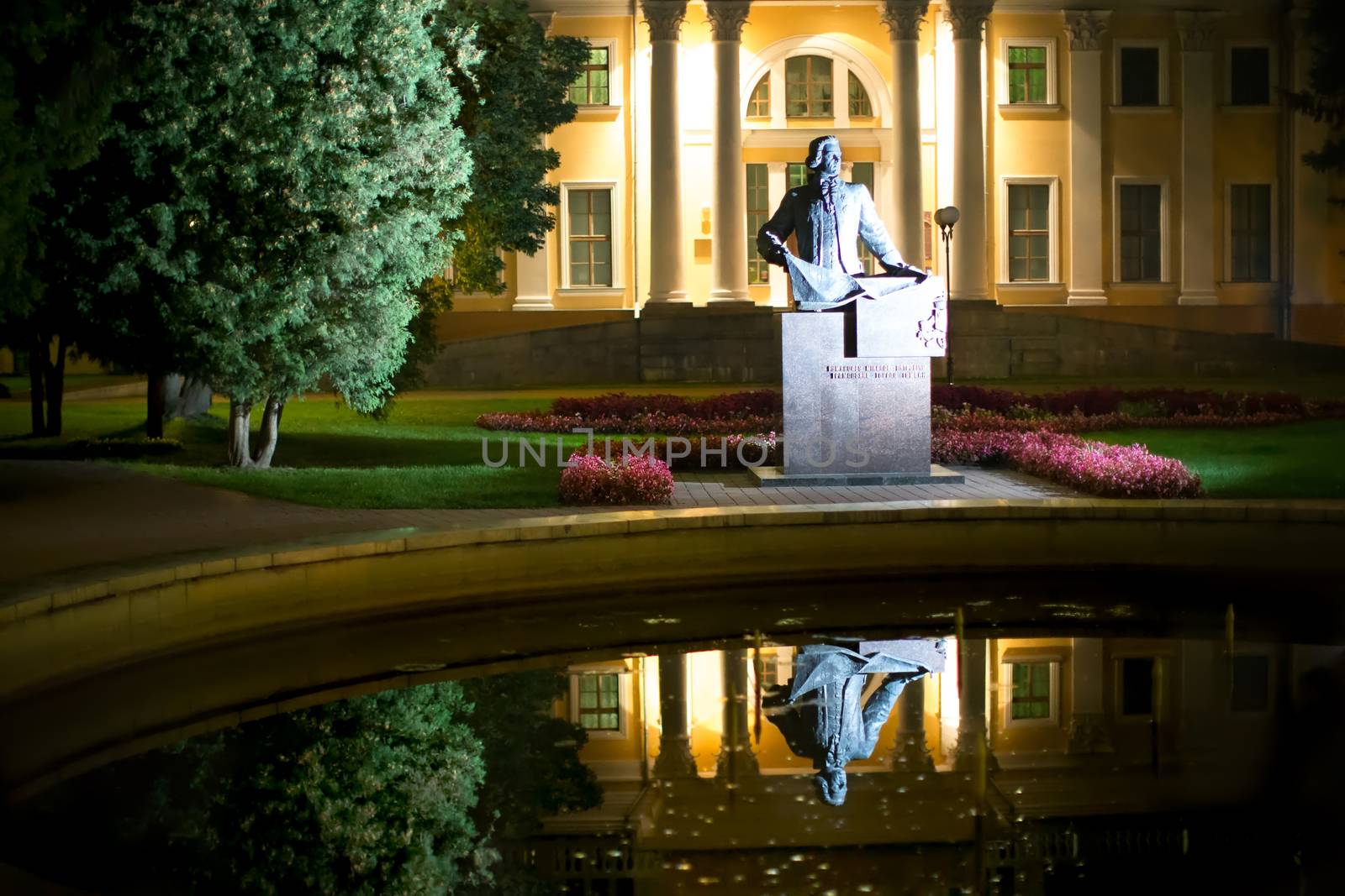 Belarus, Gomel, Central Park, a monument to Count Rumyantsev-Paskevich, September 5, 2017