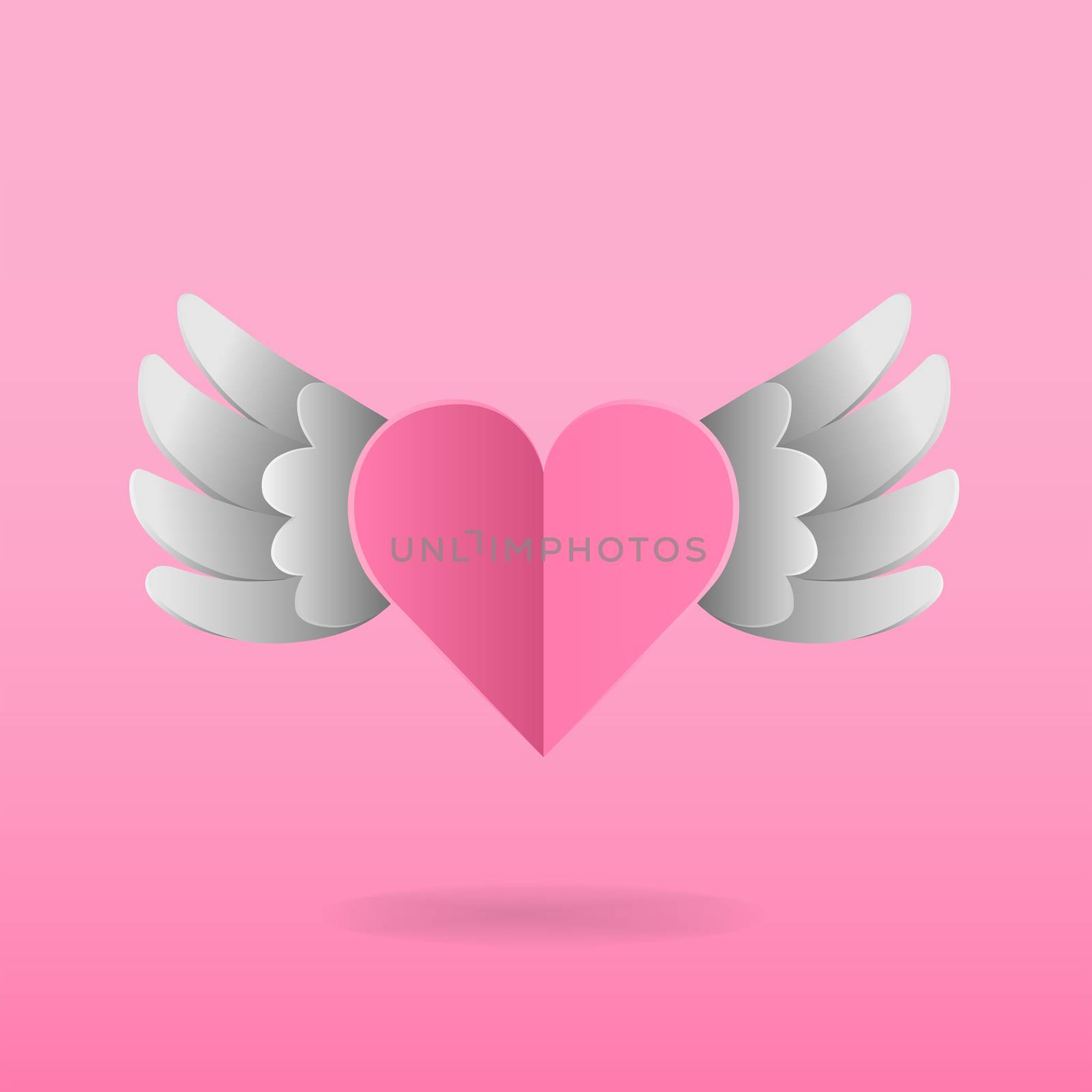 Digitally generated valentines day vector