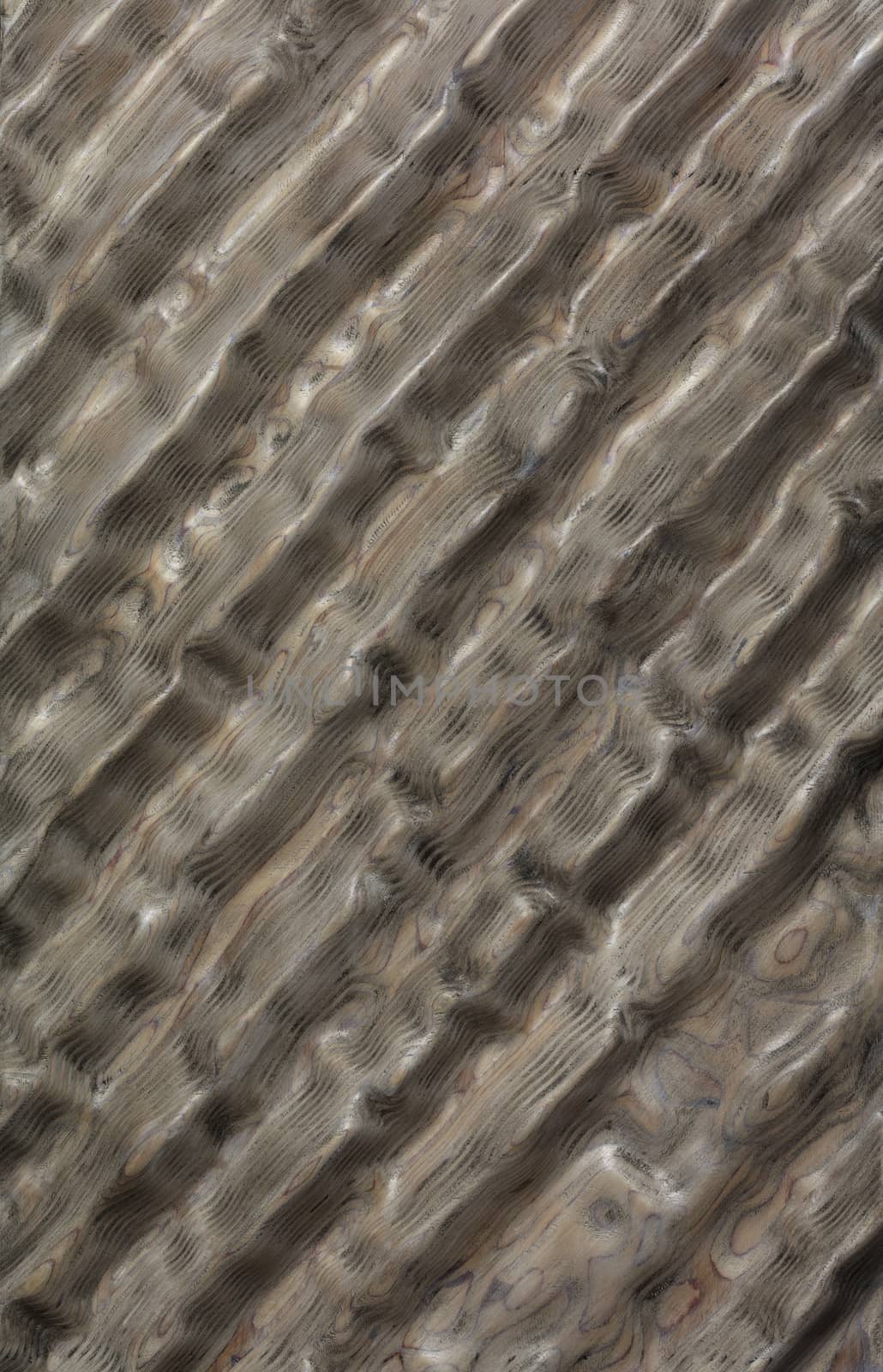 Wood ribbed background texture and background of polished and waxed walls. Ribbed mosaic carved wood with a green pearl shade in the form of diagonal lines.