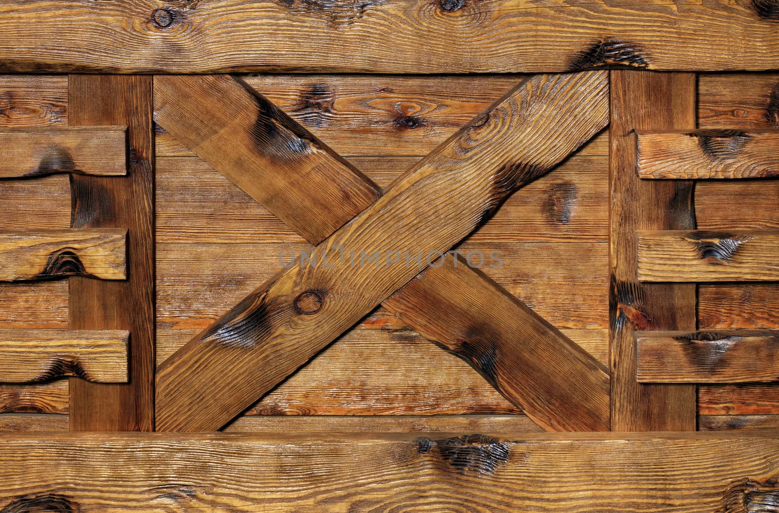 Old, brown wooden table and texture, high resolution. by Sergii