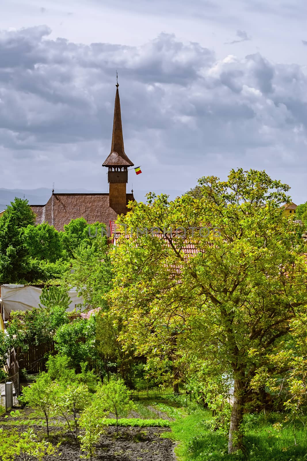 An Old Wooden Church in the Alba Carolina