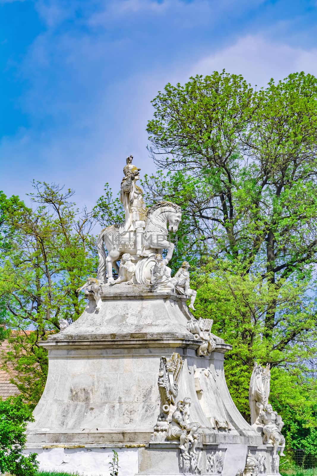 Sculptural Composition on the top of the Gates of Alba Carolina Citadel