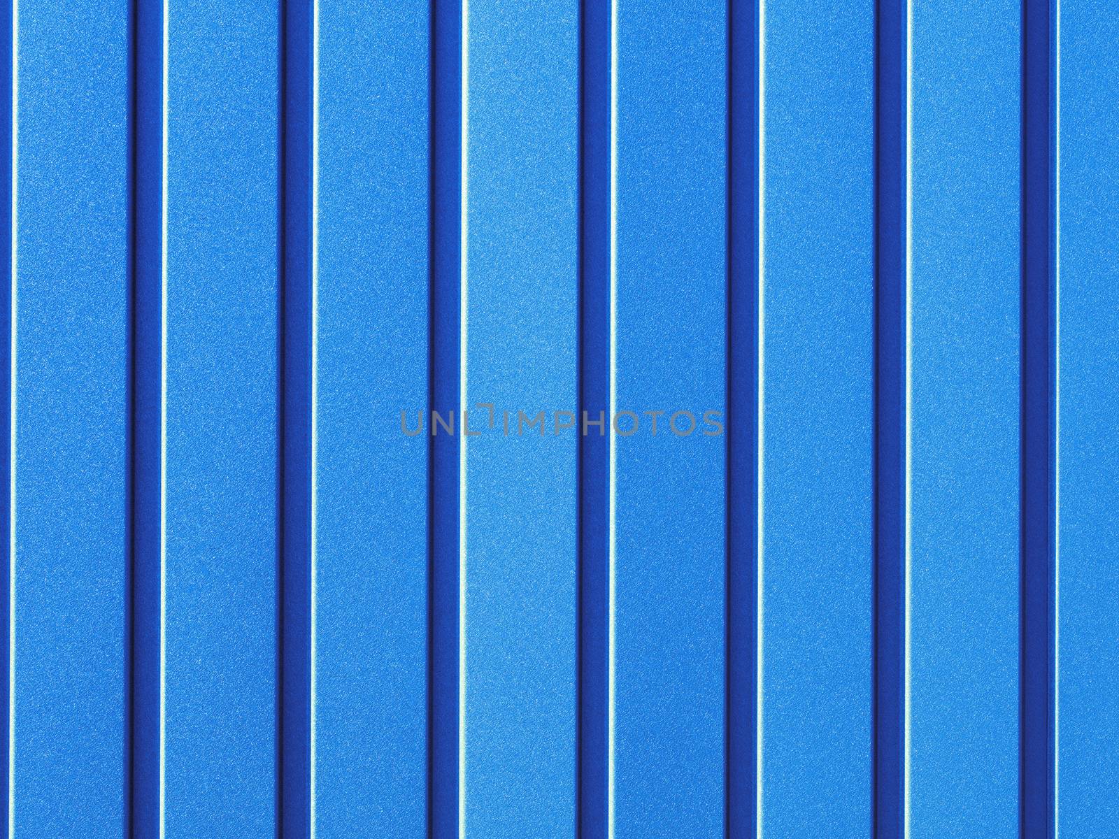 Light blue corrugated steel sheet with vertical guides. by Sergii