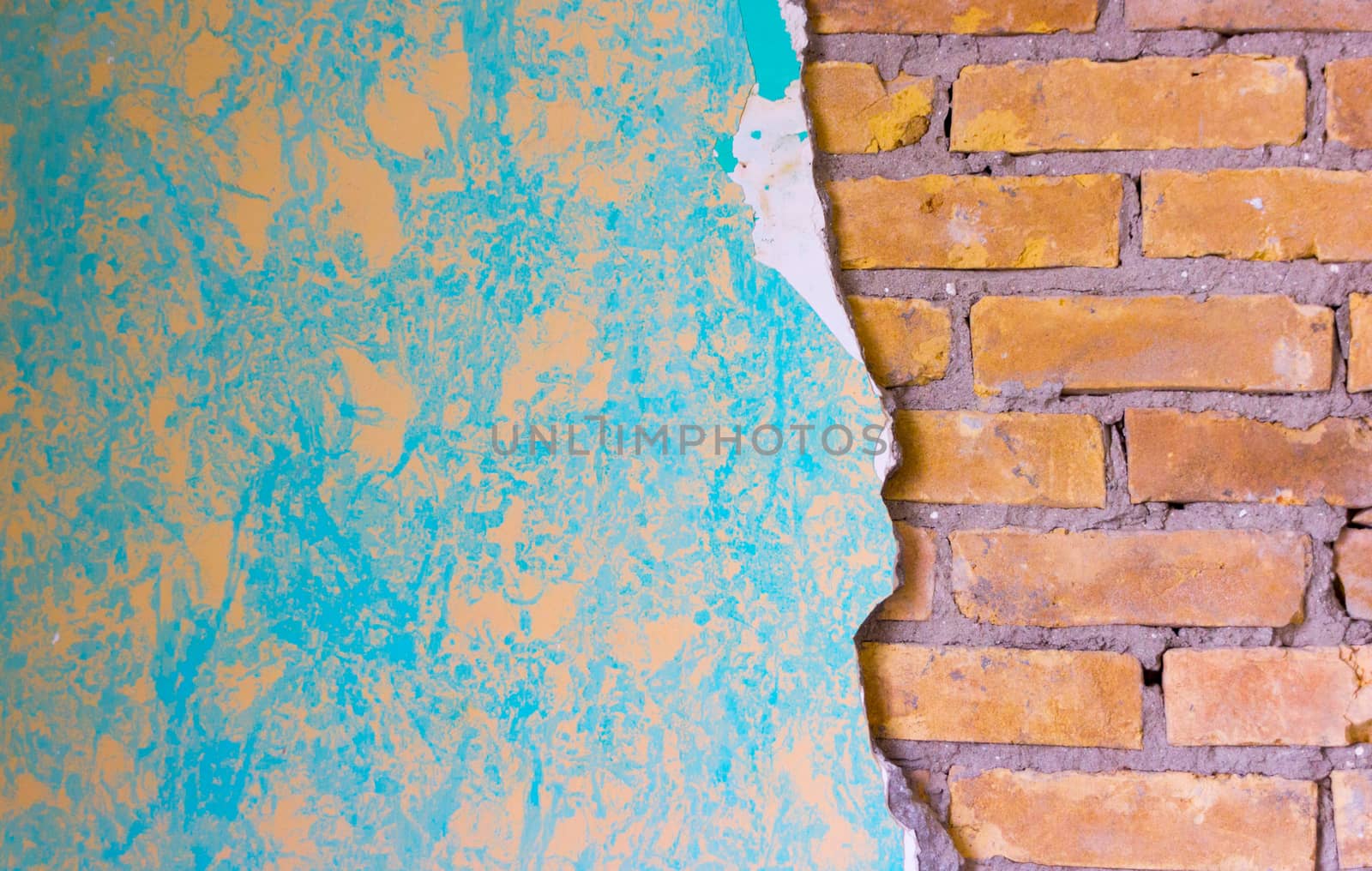 Photograph of a brick wall texture or background