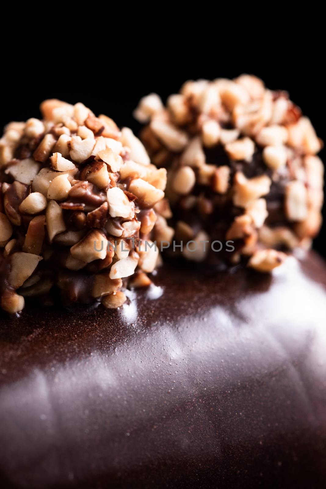 Handmade Patisserie Confection. Creative Art of Confectionery. Close Up Detail View.