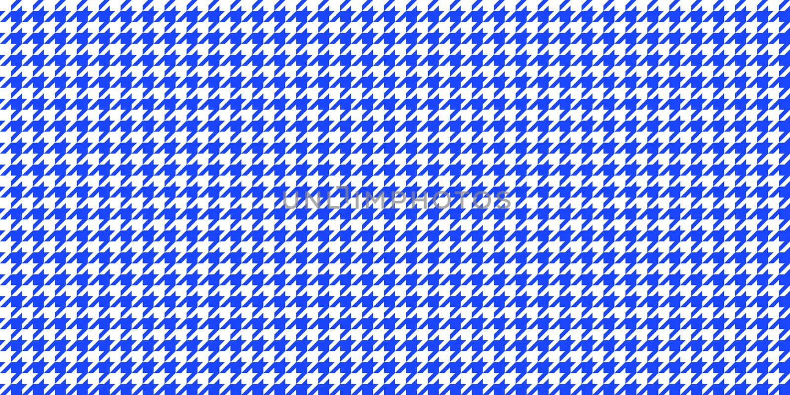 Blue Seamless Houndstooth Pattern Background. Traditional Arab Texture. Fabric Textile Material.