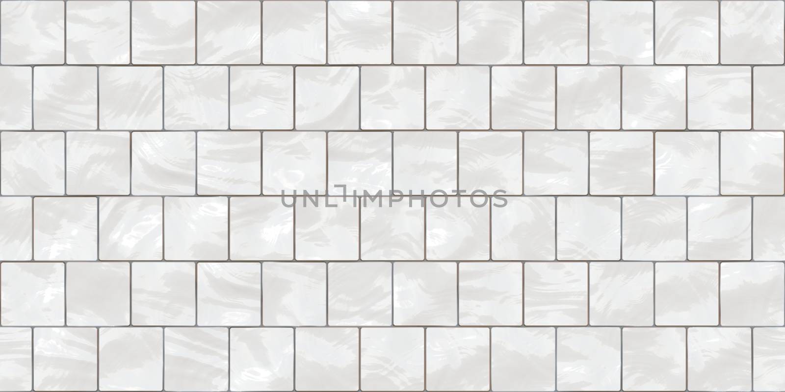 White Modern Tiled Ceramic Mosaic Tiles Material Texture. Good for Interior Design