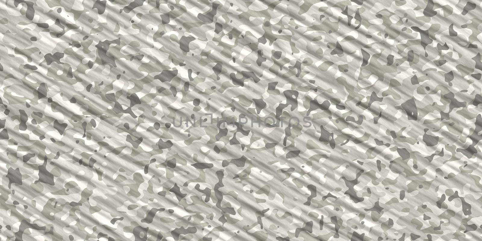 Gray Winter Army Camouflage Background. Military Uniform Clothing Texture. Seamless Combat Uniform.