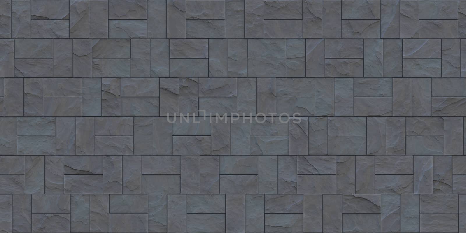 Slate Gray Seamless Stone Cladding Texture by sanches812