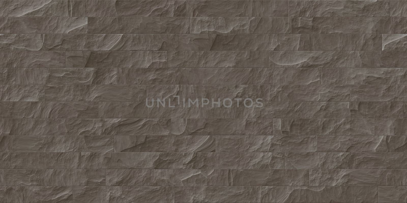 Brown outdoor stone cladding seamless surface. Stone tiles facing house wall.