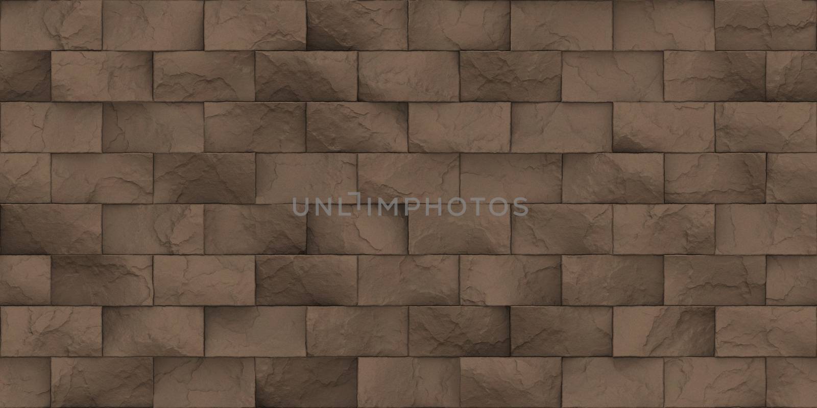 Beige Seamless Stone Block Wall Texture. Building Facade Background. Exterior Architecture Decorative House Facing.