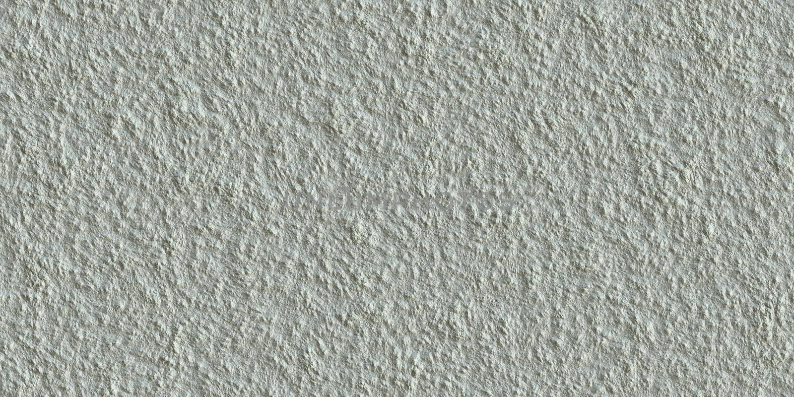Hard Seamless Spray Plaster Texture. Light Plastering White Wall Background. Decorative Building Exterior Backdrop.