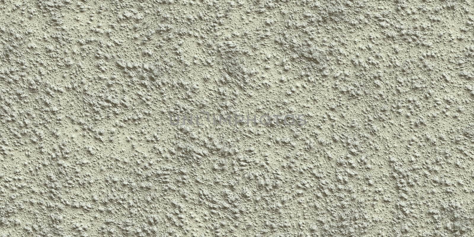 Seamless Spray Plaster Texture. Light Plastering White Wall Background. Decorative Building Exterior Backdrop. by sanches812