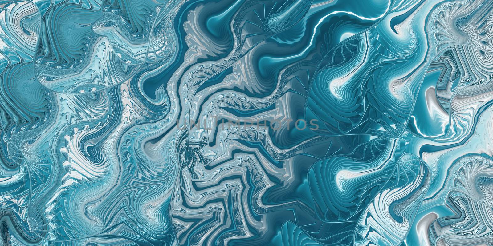 Light Blue Sea Swirls Background. Abstract Ocean Marbling Curves Texture. Nautical Spiral Shell Infinity Backdrop.