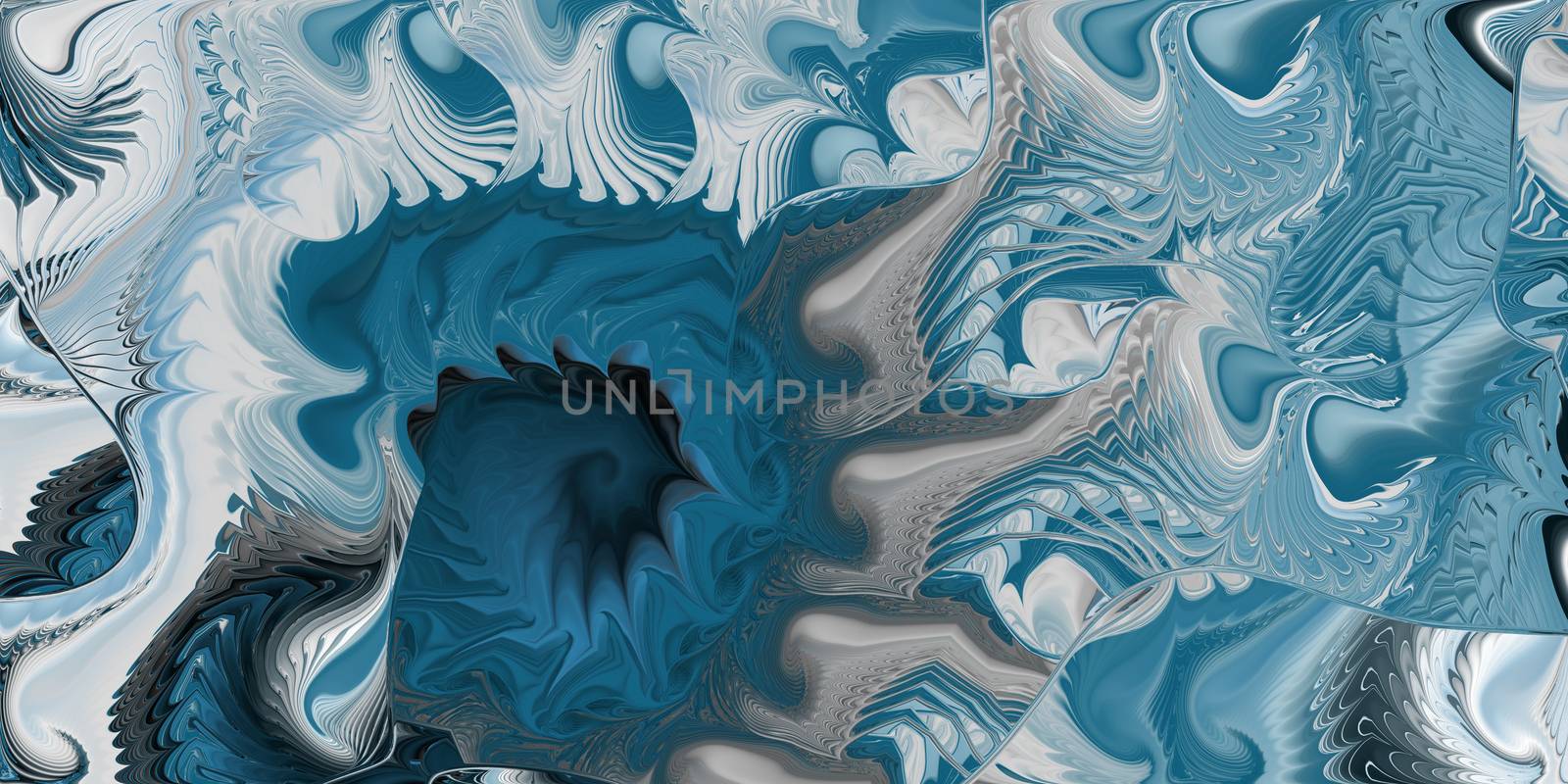 Dark Blue Sea Swirls Background. Abstract Ocean Marbling Curves Texture. Nautical Spiral Shell Infinity Backdrop. by sanches812